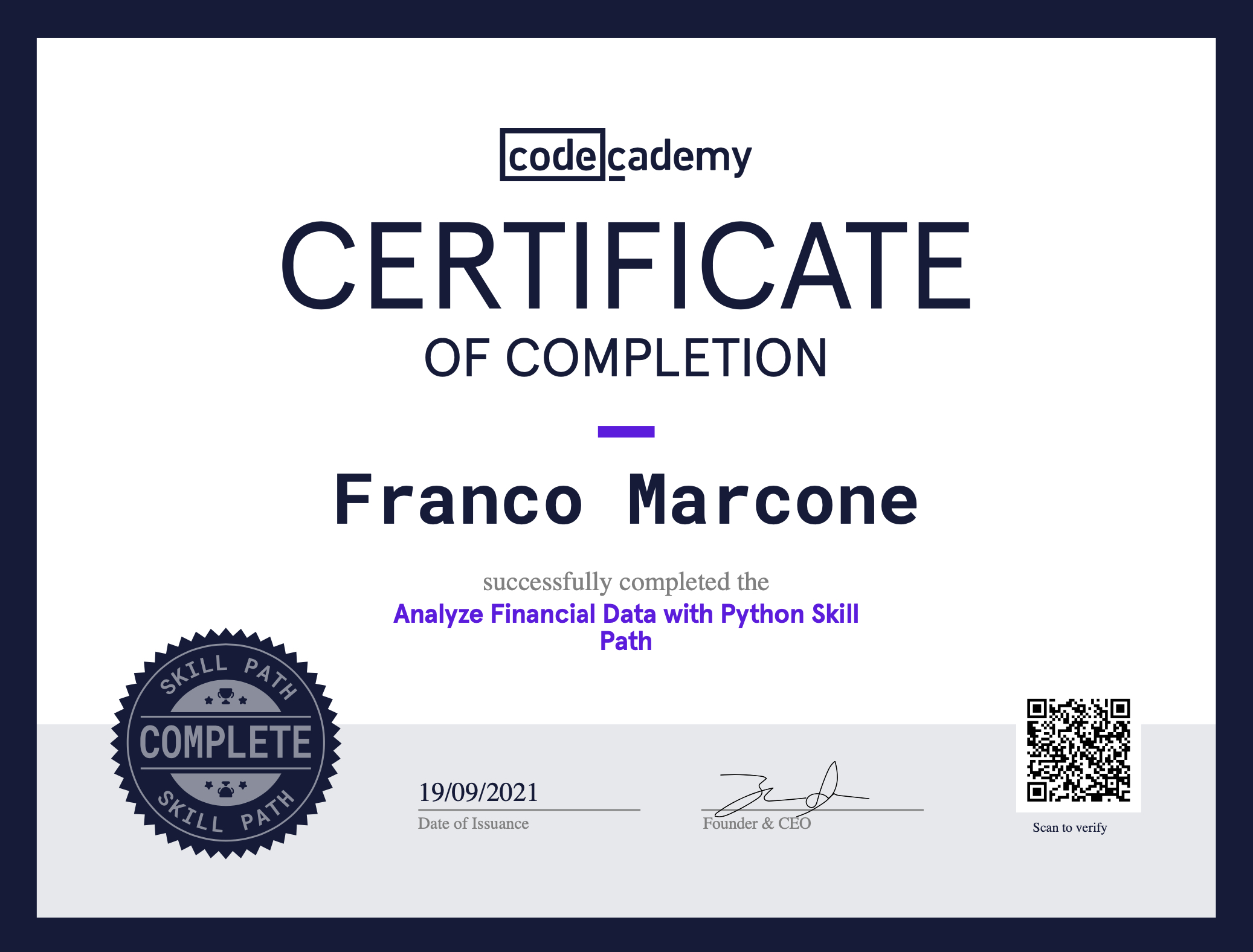 financial data python